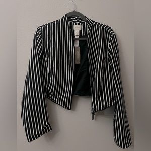 Chico’s Stripe Knit Jacket/LSJacket